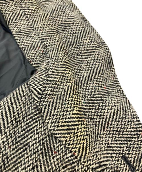 POLO RALPH LAUREN（ポロ・ラルフローレン）POLO RALPH LAUREN (ポロ・ラルフローレン) ヘリンボーンバルマカーンコート ブラック×ホワイト サイズ:下記参照の古着・服飾アイテム