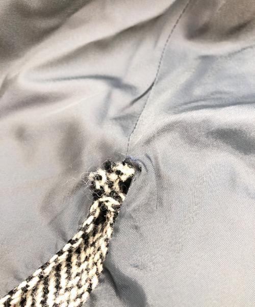 POLO RALPH LAUREN（ポロ・ラルフローレン）POLO RALPH LAUREN (ポロ・ラルフローレン) ヘリンボーンバルマカーンコート ブラック×ホワイト サイズ:下記参照の古着・服飾アイテム