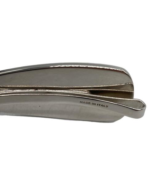 MIU MIU（ミュウミュウ）MIU MIU (ミュウミュウ) バレッタ ヘアピン ホワイト×シルバー サイズ:下記参照の古着・服飾アイテム