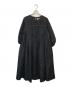 CAROLINA GLASER（カロリナ グレイサー）の古着「ボリューム袖 ワンピース」｜ブラック