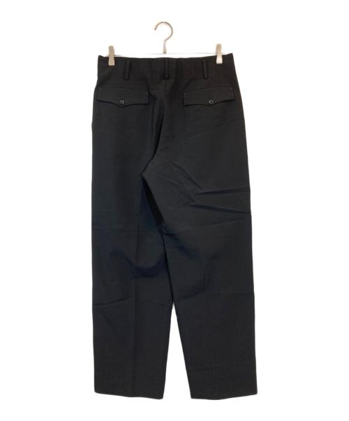 Yohji Yamamoto Costume D’Homme（ヨウジヤマモトコスチュームドオム）Yohji Yamamoto Costume D’Homme (ヨウジヤマモトコスチュームドオム) 2タックウールスラックス ブラック サイズ:3の古着・服飾アイテム