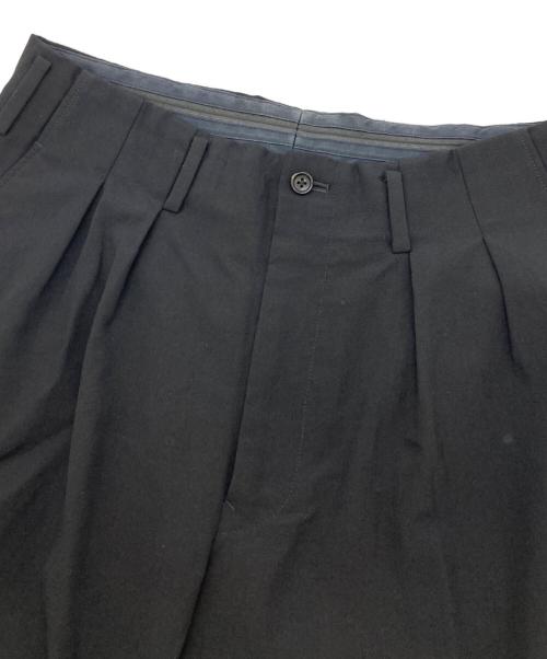 Yohji Yamamoto Costume D’Homme（ヨウジヤマモトコスチュームドオム）Yohji Yamamoto Costume D’Homme (ヨウジヤマモトコスチュームドオム) 2タックウールスラックス ブラック サイズ:3の古着・服飾アイテム