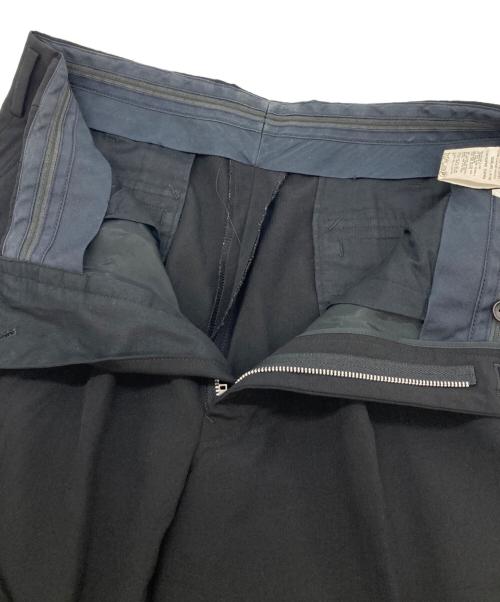 Yohji Yamamoto Costume D’Homme（ヨウジヤマモトコスチュームドオム）Yohji Yamamoto Costume D’Homme (ヨウジヤマモトコスチュームドオム) 2タックウールスラックス ブラック サイズ:3の古着・服飾アイテム