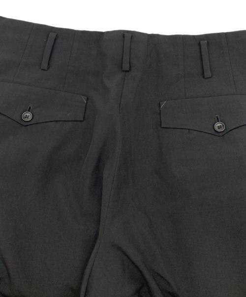 Yohji Yamamoto Costume D’Homme（ヨウジヤマモトコスチュームドオム）Yohji Yamamoto Costume D’Homme (ヨウジヤマモトコスチュームドオム) 2タックウールスラックス ブラック サイズ:3の古着・服飾アイテム