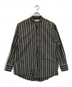 TODAYFULトゥデイフル）の古着「Stripe Over Shirts」｜グレー