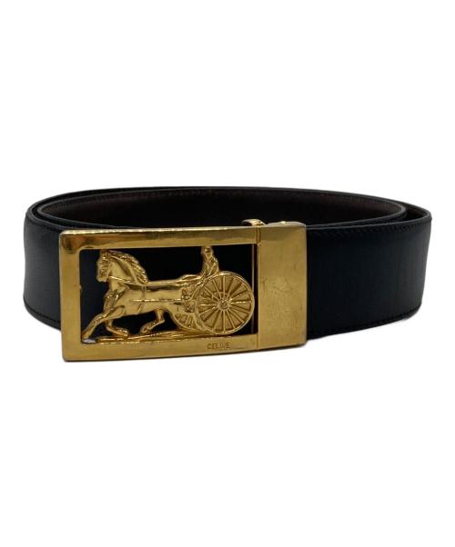 CELINE（セリーヌ）CELINE (セリーヌ) ホースキャリッジベルト ブラウン サイズ:下記参照の古着・服飾アイテム