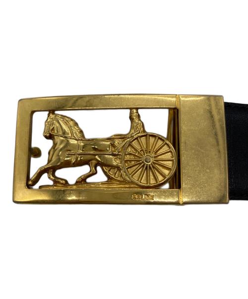 CELINE（セリーヌ）CELINE (セリーヌ) ホースキャリッジベルト ブラウン サイズ:下記参照の古着・服飾アイテム