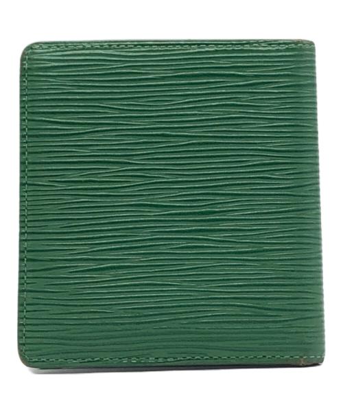 LOUIS VUITTON（ルイ ヴィトン）LOUIS VUITTON (ルイ ヴィトン) 2つ折り財布 グリーン サイズ:下記参照の古着・服飾アイテム