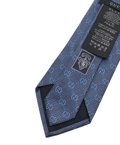 GUCCI（グッチ）GUCCI (グッチ) GGマークネクタイ ブルー サイズ:下記参照の古着・服飾アイテム