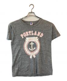 RUSSELL ATHLETIC（ラッセルアスレチック）の古着「PORTLAND プリントTシャツ」｜グレー