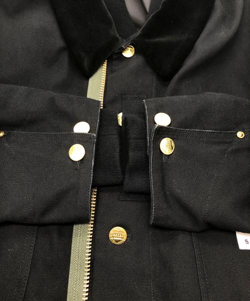 sacai（サカイ）sacai (サカイ) CarHartt (カーハート) CanvasxMA-1 JK Michigan ブラック サイズ:3の古着・服飾アイテム