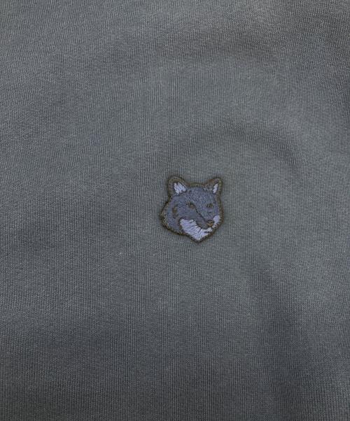 maison kitsune（メゾンキツネ）maison kitsune (メゾンキツネ) ボールド フォックスヘッド パッチ コンフォート スウェットシャツ ネイビー サイズ:SIZE Sの古着・服飾アイテム
