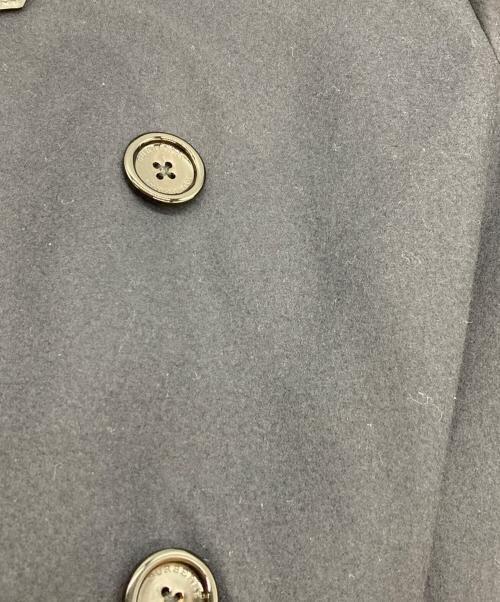 BURBERRY LONDON（バーバリーロンドン）BURBERRY LONDON (バーバリーロンドン) ウールピーコート ブラック サイズ:SIZE LLの古着・服飾アイテム