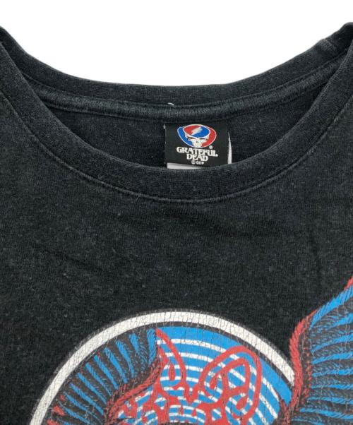 GRATEFUL DEAD（グレイトフル・デッド）GRATEFUL DEAD (グレイトフル・デッド) ヘンプ混スカルプリントTシャツ / TOKYO HEMP CONNECTION ブラック サイズ:SIZE Mの古着・服飾アイテム