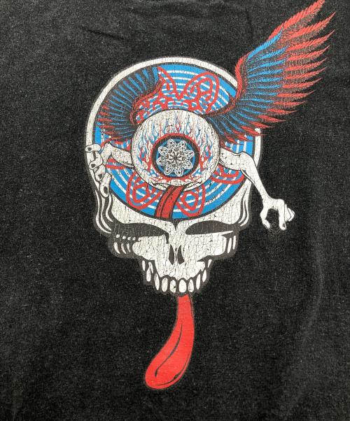 GRATEFUL DEAD（グレイトフル・デッド）GRATEFUL DEAD (グレイトフル・デッド) ヘンプ混スカルプリントTシャツ / TOKYO HEMP CONNECTION ブラック サイズ:SIZE Mの古着・服飾アイテム