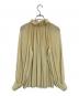 lune moire (ルネモアレ) ヴィンテージシフォン プリーツブラウス イエロー サイズ:SIZE Free：15000円