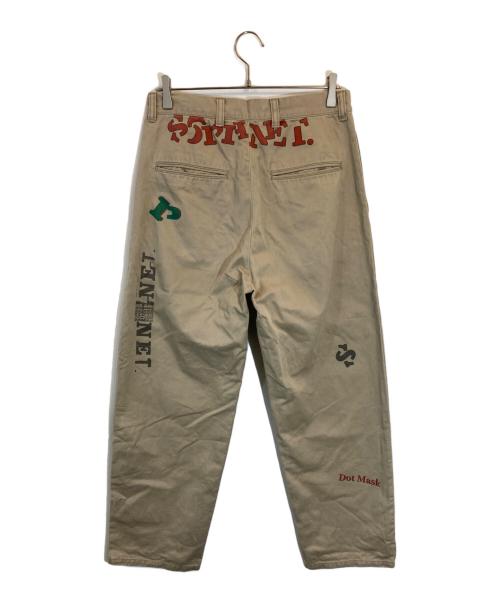SOPHNET.（ソフネット）SOPHNET. (ソフネット) SIMON TAYLOR: LOGO CHINO PANTS ベージュ サイズ:SIZE Sの古着・服飾アイテム
