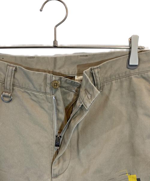 SOPHNET.（ソフネット）SOPHNET. (ソフネット) SIMON TAYLOR: LOGO CHINO PANTS ベージュ サイズ:SIZE Sの古着・服飾アイテム
