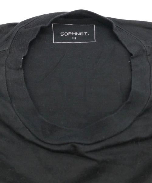 SOPHNET.（ソフネット）SOPHNET. (ソフネット) SIMON TAYLOR: STENCIL TEE ブラック サイズ:Mの古着・服飾アイテム