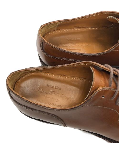 Jalan Sriwijaya（ジャランスリウァヤ）Jalan Sriwijaya (ジャランスリウァヤ) 外羽根Uチップシューズ ブラウン サイズ:3 1/4の古着・服飾アイテム