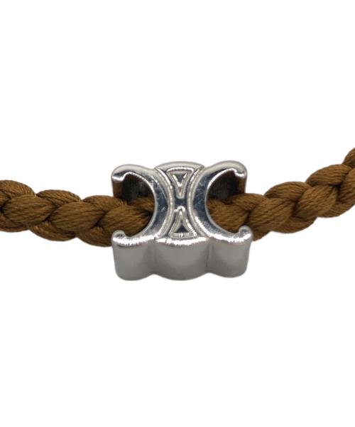 CELINE（セリーヌ）CELINE (セリーヌ) トリオンフ ビーチブレスレット ブラウンの古着・服飾アイテム