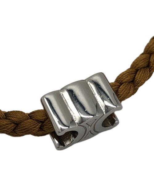 CELINE（セリーヌ）CELINE (セリーヌ) トリオンフ ビーチブレスレット ブラウンの古着・服飾アイテム