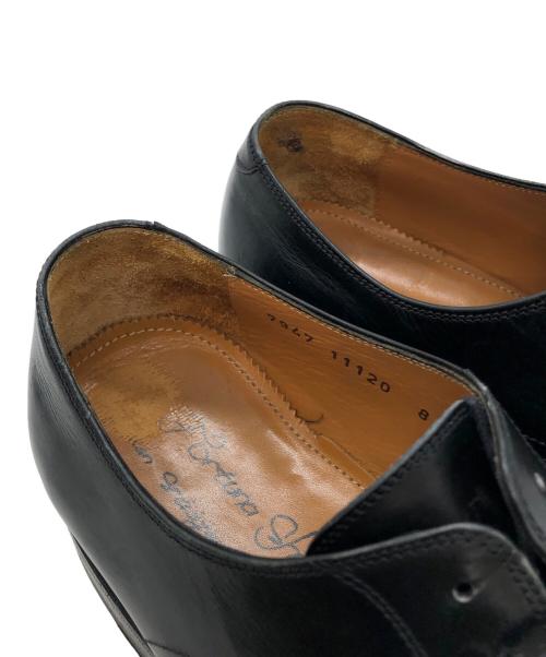 Jalan Sriwijaya（ジャランスリウァヤ）Jalan Sriwijaya (ジャランスリウァヤ) プレーントゥシューズ ブラック サイズ:SIZE 8の古着・服飾アイテム