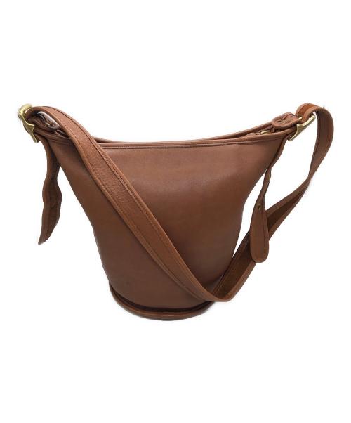 COACH（コーチ）COACH (コーチ) レザーショルダーバッグ ブラウンの古着・服飾アイテム