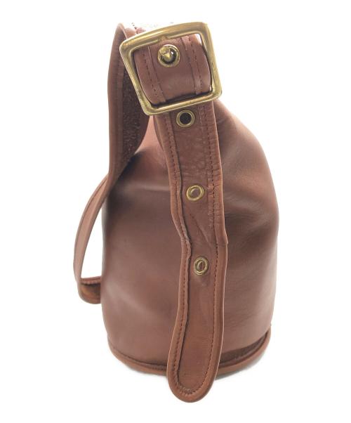 COACH（コーチ）COACH (コーチ) レザーショルダーバッグ ブラウンの古着・服飾アイテム