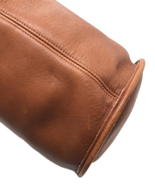 COACH（コーチ）COACH (コーチ) レザーショルダーバッグ ブラウンの古着・服飾アイテム