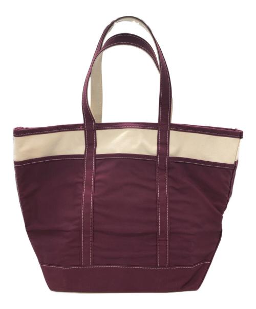 L.L.Bean（エルエルビーン）L.L.Bean (エルエルビーン) カスコベイトート ホワイト×パープルの古着・服飾アイテム