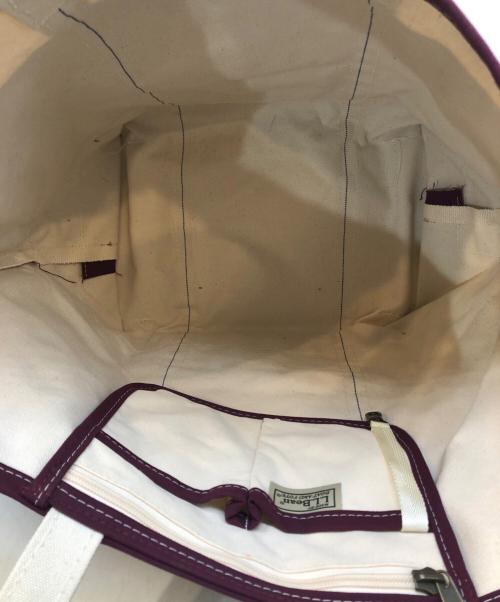 L.L.Bean（エルエルビーン）L.L.Bean (エルエルビーン) カスコベイトート ホワイト×パープルの古着・服飾アイテム