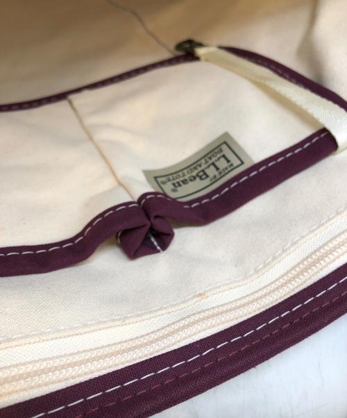 L.L.Bean（エルエルビーン）L.L.Bean (エルエルビーン) カスコベイトート ホワイト×パープルの古着・服飾アイテム