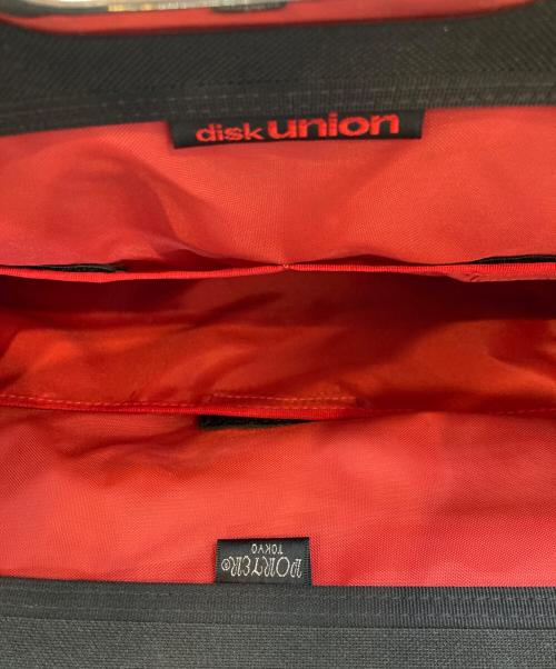 PORTER（ポーター）PORTER (ポーター) DISK UNION (ディスクユニオン) キャリングバッグEPレコードバッグ ブラックの古着・服飾アイテム