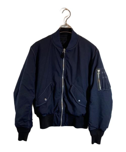N.HOOLYWOOD（エヌ ハリウッド）N.HOOLYWOOD (エヌ ハリウッド) ALPHA (アルファ) リバーシブルMA-1 ネイビー サイズ:不明の古着・服飾アイテム