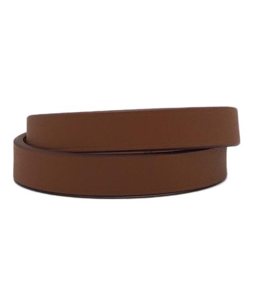 HERMES（エルメス）HERMES (エルメス) レザーブレスレット ミニ・ケリー ブラウン サイズ:下記参照の古着・服飾アイテム