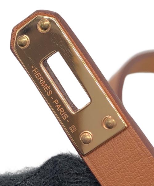 HERMES（エルメス）HERMES (エルメス) レザーブレスレット ミニ・ケリー ブラウン サイズ:下記参照の古着・服飾アイテム