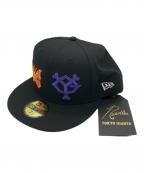 New Era×GIANTS×Needlesニューエラ×ジャイアンツ×ニードルズ）の古着「キャップ」｜ブラック