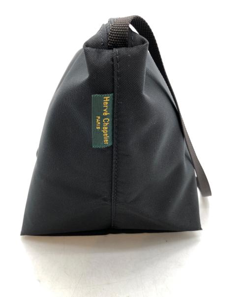 Herve Chapelier（エルベシャプリエ）Herve Chapelier (エルベシャプリエ) ビッグポシェット ブラックの古着・服飾アイテム