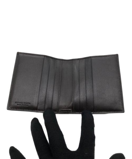 BOTTEGA VENETA（ボッテガベネタ）BOTTEGA VENETA (ボッテガベネタ) イントレチャート 二つ折り財布 ブラウン サイズ:下記参照の古着・服飾アイテム