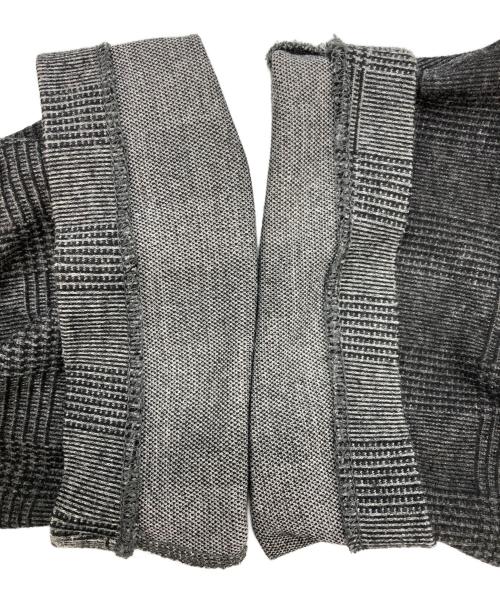 Yohji Yamamoto pour homme（ヨウジヤマモト プールオム）Yohji Yamamoto pour homme (ヨウジヤマモト プールオム) JQ GLENCHECK LONG JACKET ブラック サイズ:SIZE 34の古着・服飾アイテム