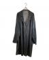 Yohji Yamamoto pour homme（ヨウジヤマモト プールオム）の古着「JQ GLENCHECK LONG JACKET」｜ブラック