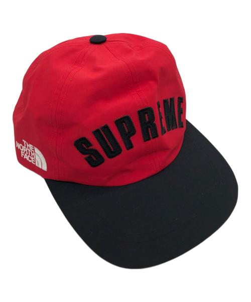 THE NORTH FACE（ザ ノース フェイス）THE NORTH FACE (ザ ノース フェイス) Supreme (シュプリーム) Arc Logo 6 Panel Cap GTX レッド サイズ:SIZE Freeの古着・服飾アイテム