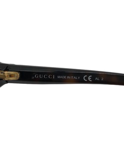 GUCCI（グッチ）GUCCI (グッチ) アジアンフィットサングラス ブラウンの古着・服飾アイテム