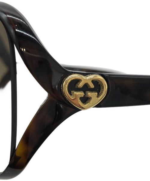 GUCCI（グッチ）GUCCI (グッチ) アジアンフィットサングラス ブラウンの古着・服飾アイテム