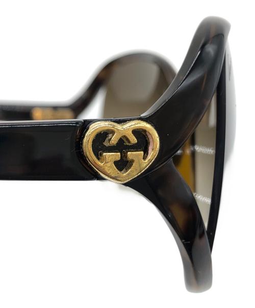 GUCCI（グッチ）GUCCI (グッチ) アジアンフィットサングラス ブラウンの古着・服飾アイテム