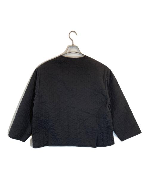 LE GLAZIK（ル グラジック）LE GLAZIK (ル グラジック) スパンナイロンタフタ カラーレス キルティングジャケット ブラック サイズ:SIZE 36の古着・服飾アイテム