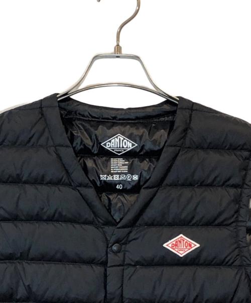 DANTON（ダントン）DANTON (ダントン) インナーダウンベスト ブラック サイズ:４０の古着・服飾アイテム