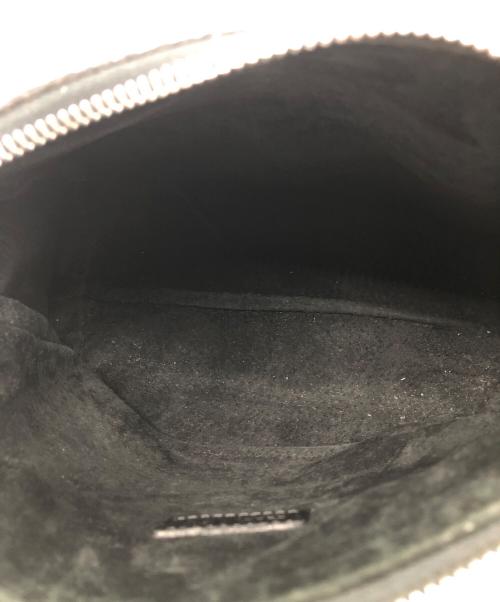 HIROFU（ヒロフ）HIROFU (ヒロフ) レザーショルダーバッグ ブラックの古着・服飾アイテム