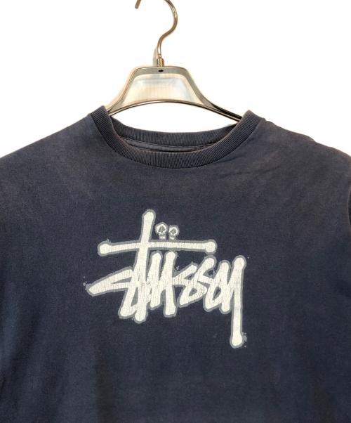 OLD STUSSY（オールドステューシー）old stussy (オールドステューシー) Tシャツ ネイビー サイズ:Mediumの古着・服飾アイテム